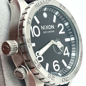 Nixon simplify The 51-30,  Leather band,51mm case, watch for Men’s